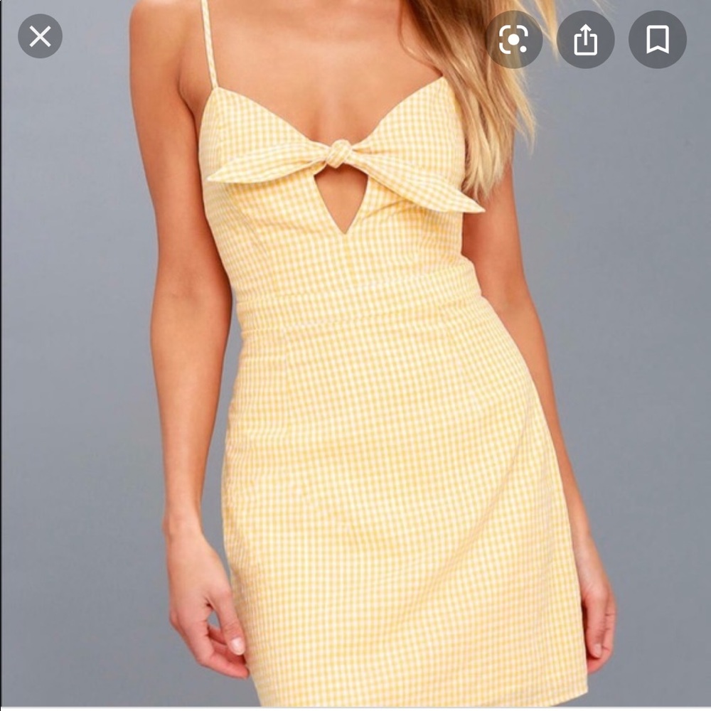 Lulus gingham dress - Picture 4 of 4